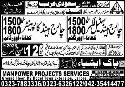 Electrical Technician Jobs in Saudi Arabia 2026
