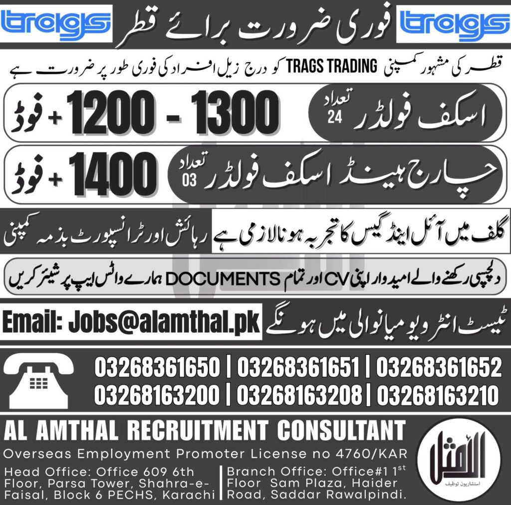 Urgent Job Opportunities in Qatar 2026