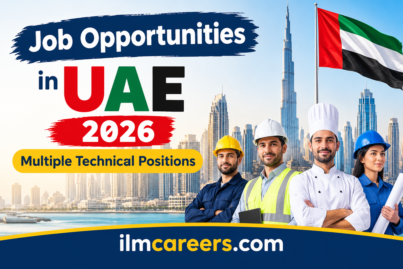 Job Opportunities in UAE 2026 Multiple Technical Positions