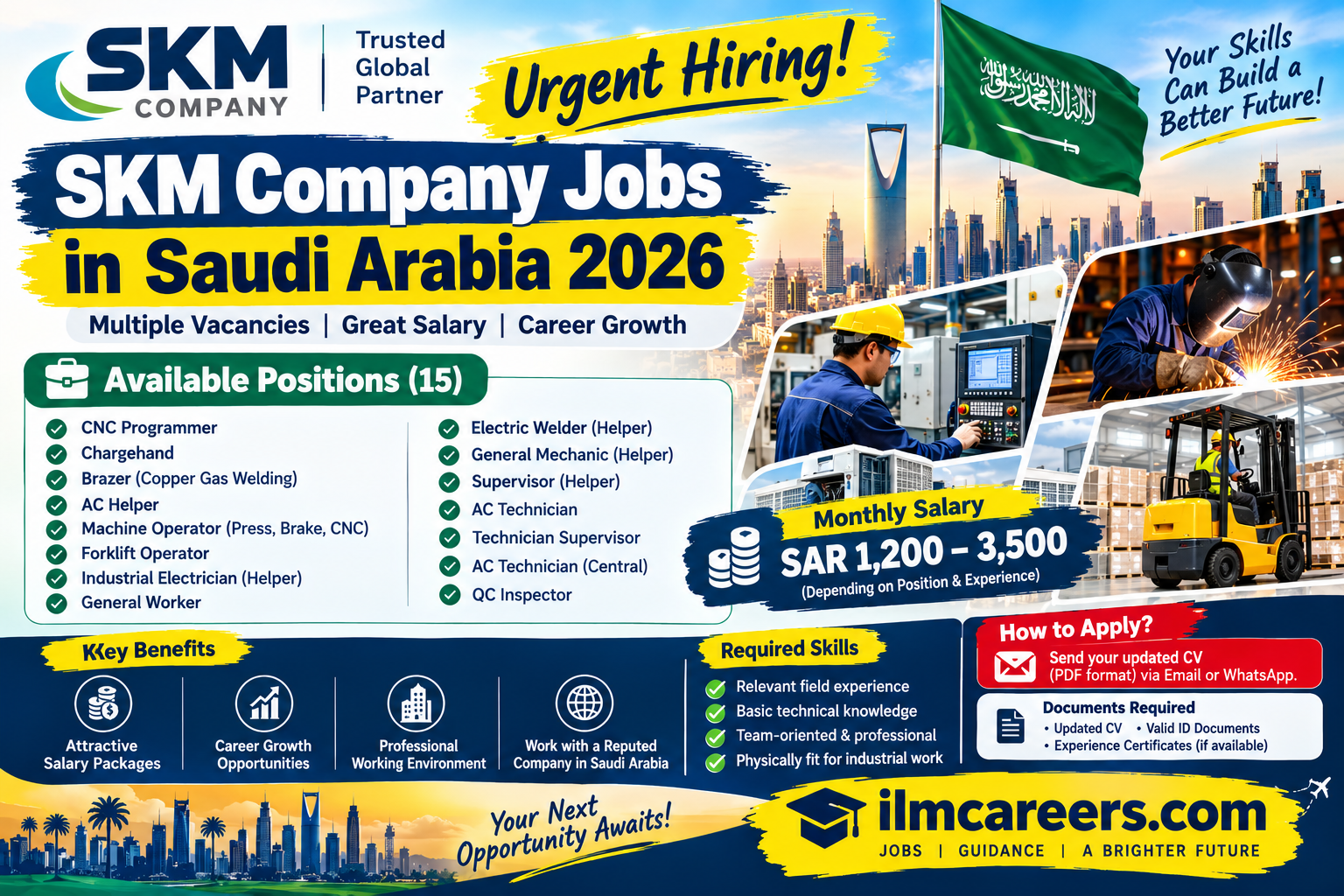 SKM company Job in Saudi Arabia