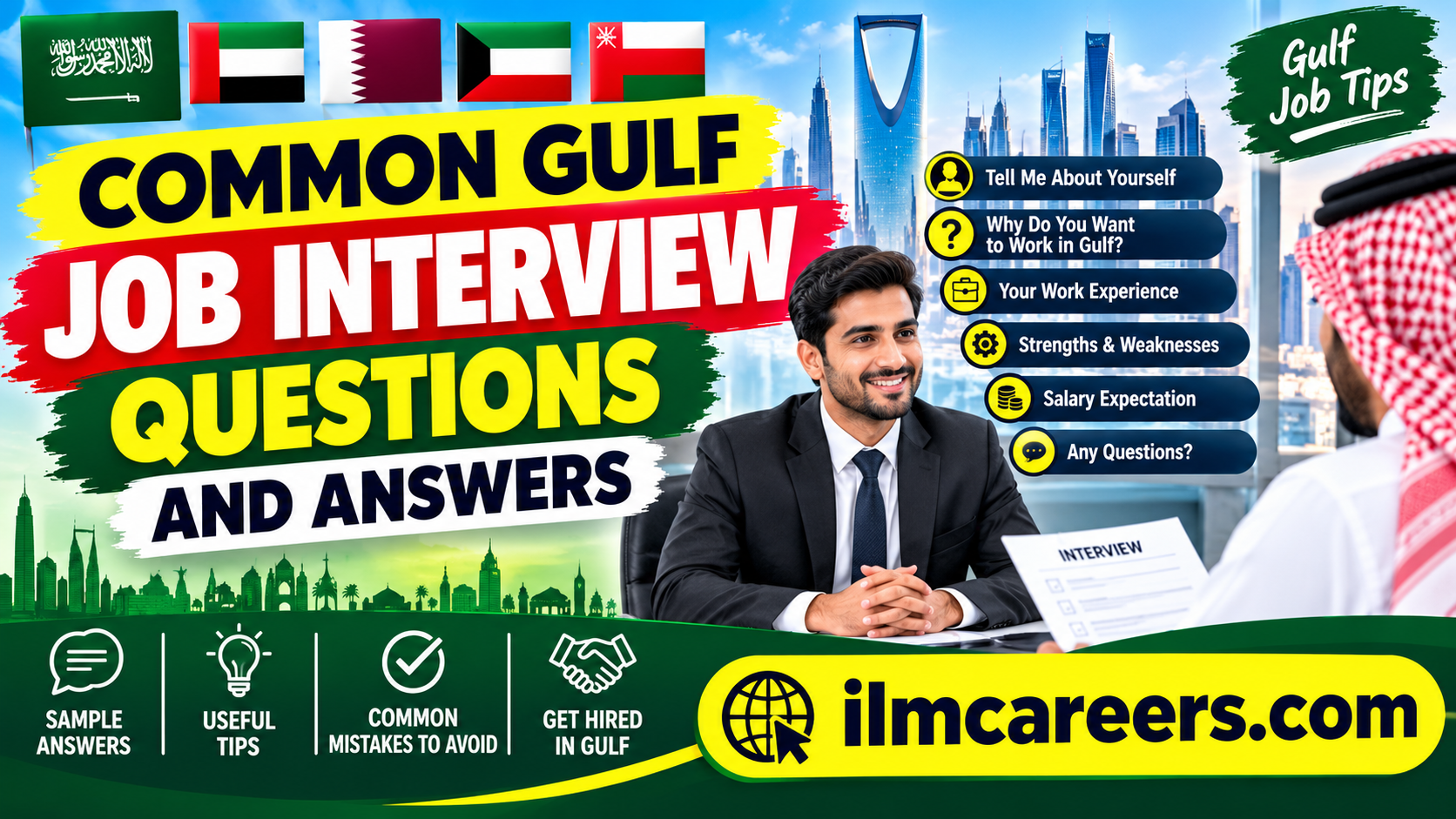 Common Gulf Job Interview Questions and Answers